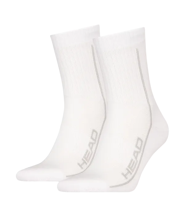 Socks HEAD Performance Crew White (Pack x2)