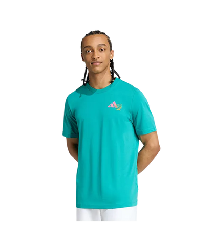Camiseta Adidas Padel Graphic T Verde 2025