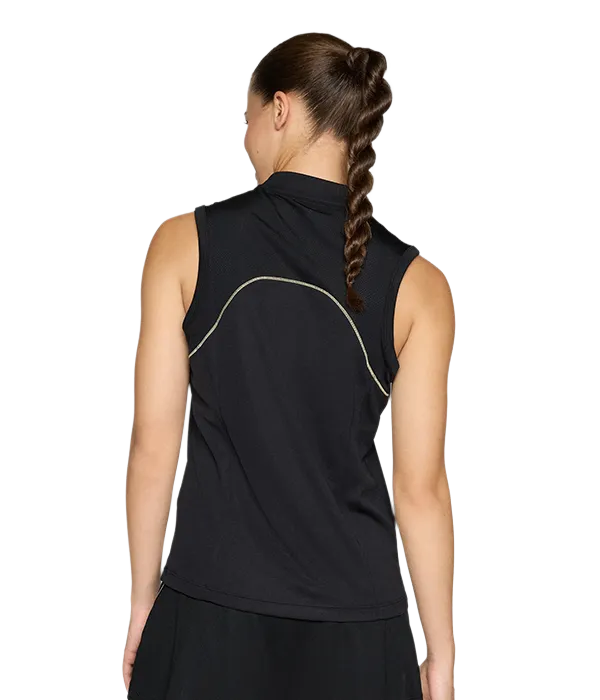 Camiseta Asics Manga Corta Court Perfomance Negro Mujer 2025