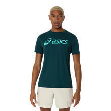Camiseta Asics Match Seasonal Graphic Verde Saxon 2025