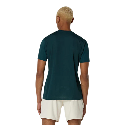 Camiseta Asics Match Seasonal Graphic Verde Saxon 2025