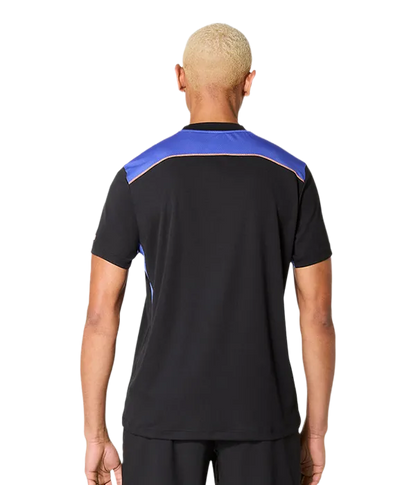 Camiseta Asics Padel Court SS Black/Dark Cobalt 2025