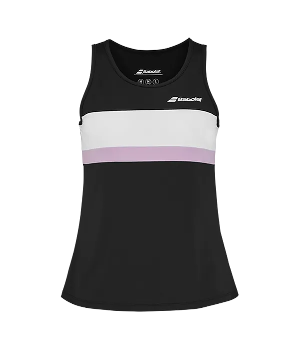 Camiseta Babolat Tank Top Black/Black Mujer 2025