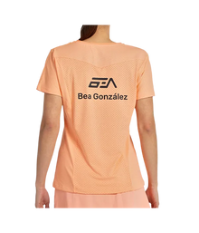 Camiseta Bullpadel Bea Albaricoque 2025 Mujer