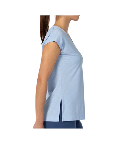 Camiseta Bullpadel Delfi Azul Celeste Mujer 2025