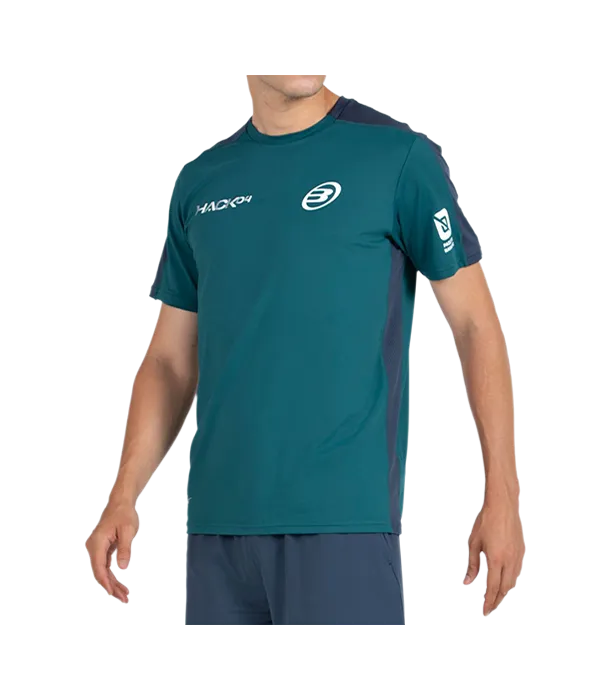 Camiseta Bullpadel Paquito Verde Oscuro 2025