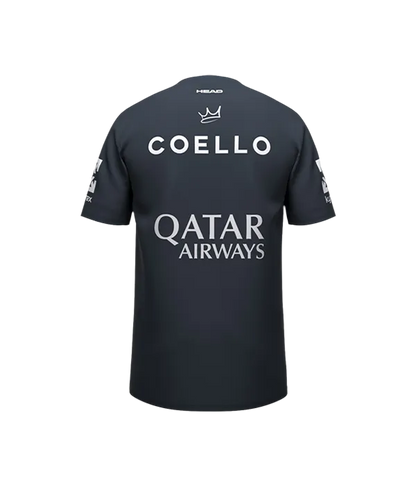Camiseta Head Arturo Coello Azul Marino 2025