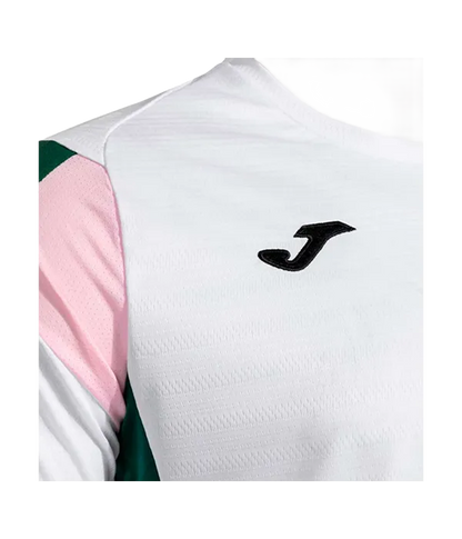 Camiseta Joma Montreal Blanco/Verde/Rosa 2025