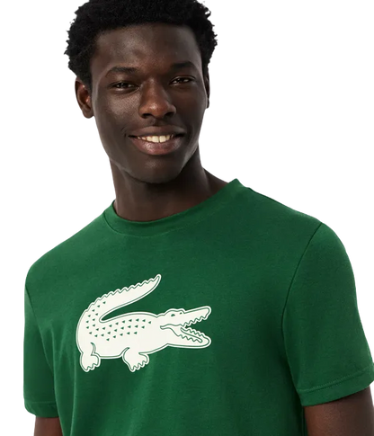 Camiseta Lacoste Ultra Dry Verde Oscuro 2025