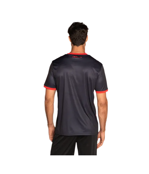 Camiseta Siux Splash Negra/roja 2025