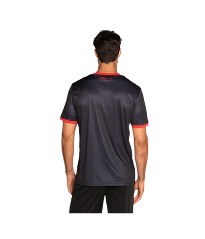 Camiseta Siux Splash Negra/roja 2025