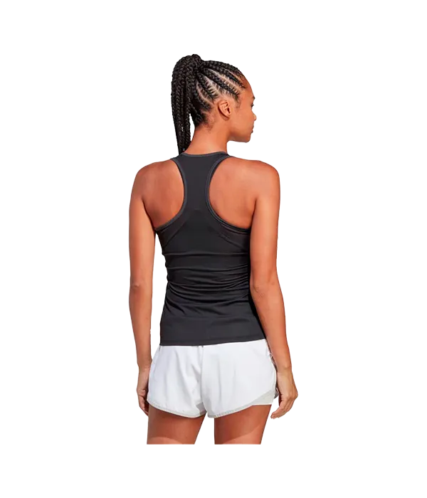 Camiseta Tirantes Adidas Club Negro Mujer