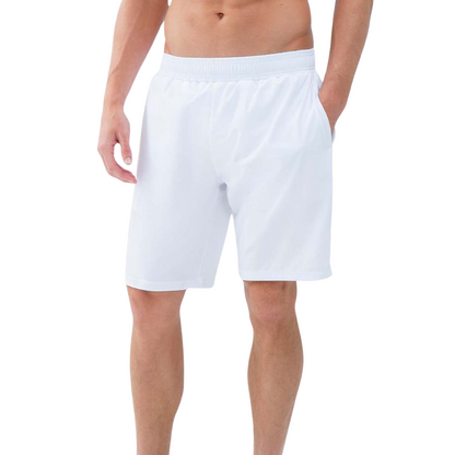 inPhorm NYC Classic Performance Men's Tennis Shorts - White
