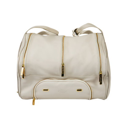 Cork Padel Leather Thermobag White