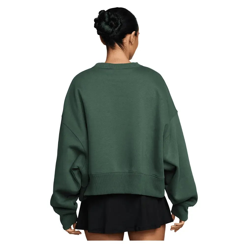Women's Court Heritage Phoenix Fleece Oversized Long Sleeve Tennis Crew