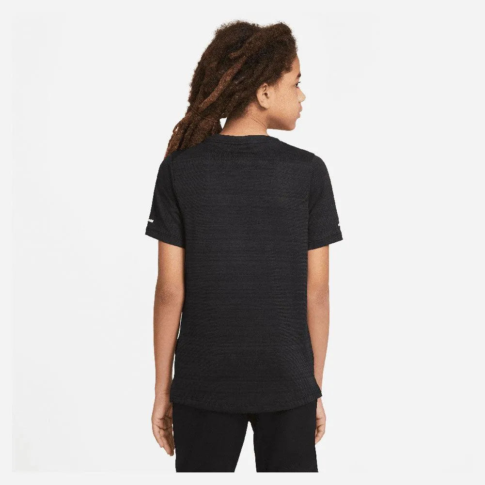 Boys' Dri-Fit Miler Short Sleeve Training Top