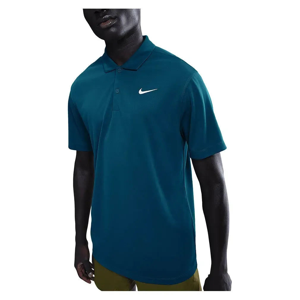 Men's Court Dri-FIT Solid Tennis Polo-Apparel-Nike-DH0857-H25-415-3-Tennis Express