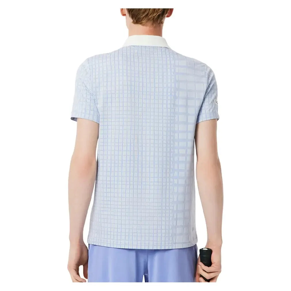 Men's Danill Medvedev Tennis Polo Lapland and Delphinium
