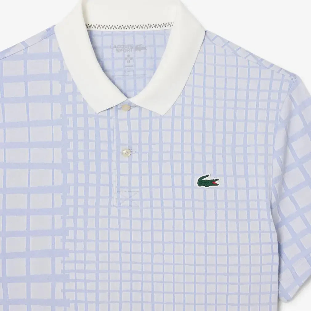 Men's Danill Medvedev Tennis Polo Lapland and Delphinium