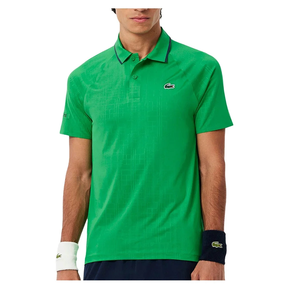 Men's Novak Djokovic On-Court Tennis Polo Calathea-Apparel-Lacoste-DH4789-SIWH25-669514Tennis Express