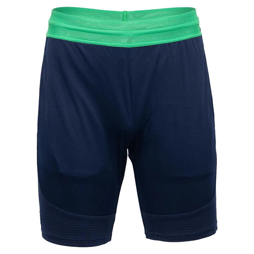 Men's On Court Unlined 8 Inch Tennis Short Marine-Apparel-Lacoste-DH8950-166S25-Tennis Express