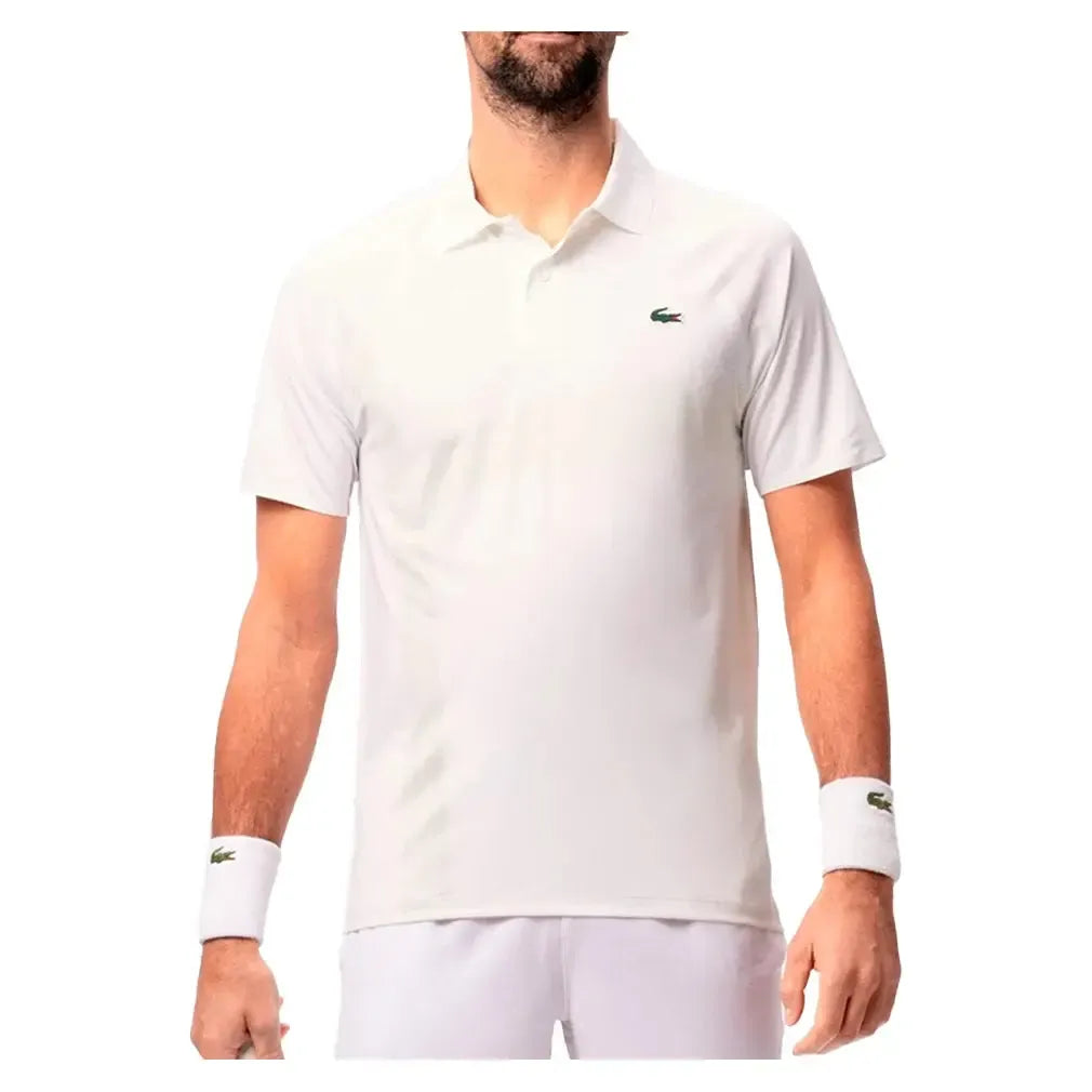 Men's Novak Djokovic Light Stretch On Court Tennis Polo-Apparel-Lacoste-DH8959-SS25-001-Tennis Express