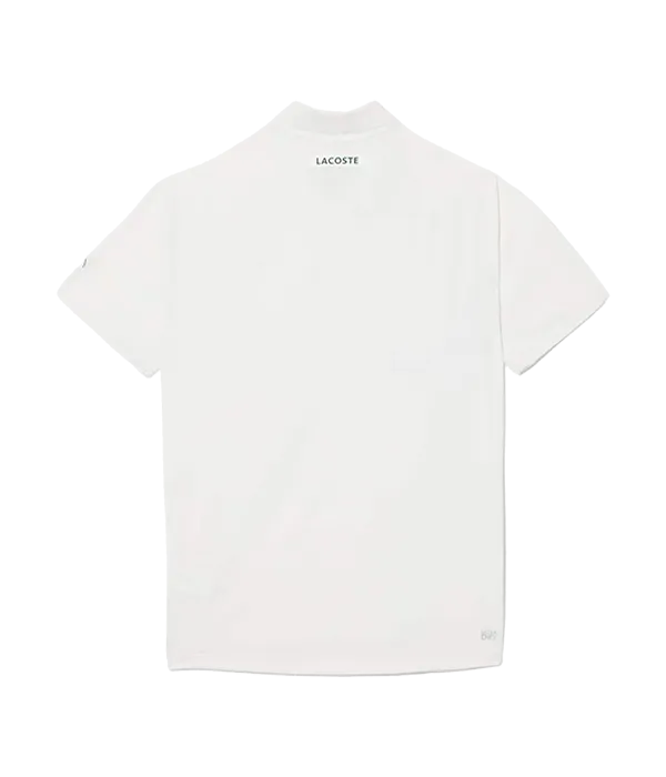 Polo Lacoste Novak Djokovic White 2025