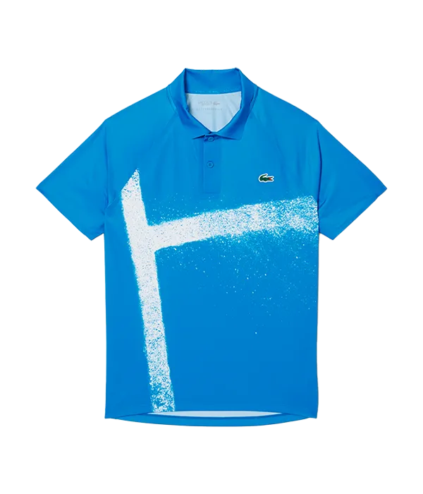 Polo Lacoste Novak Djokovic Azul/White 2025