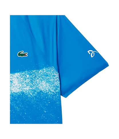 Polo Lacoste Novak Djokovic Azul/White 2025