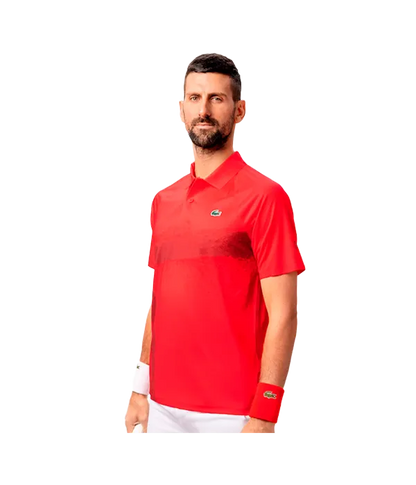 Polo Lacoste Novak Djokovic Rojo 2025