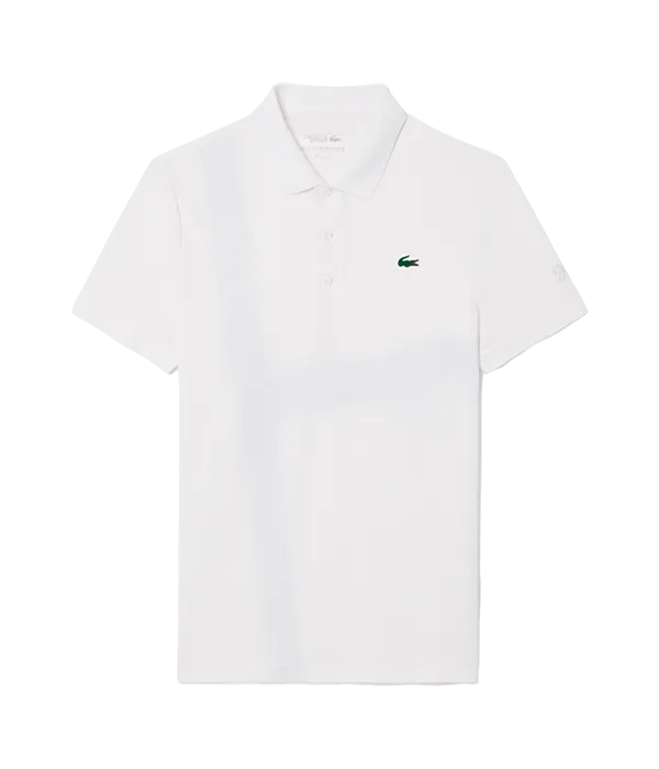 Polo Lacoste Novak Djokovic White 2025