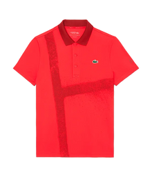 Polo Lacoste Novak Djokovic Rojo/Granate 2025