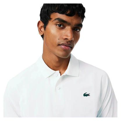 Men's Novak Djokovic On-Court Tennis Polo White