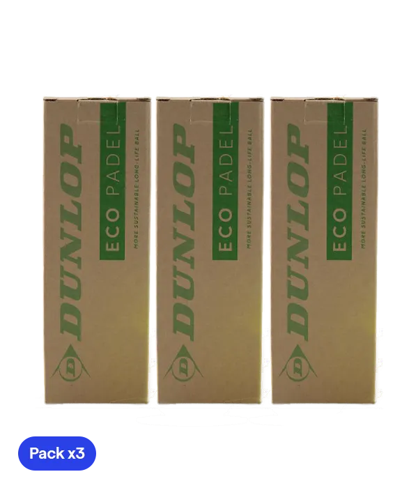 Balls  Dunlop Eco Padel (Pack x3)