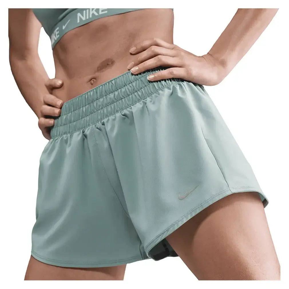 Women's One Dri-FIT Mid-Rise 3 Inch Brief-Lined Shorts-Apparel-Nike-DX6010-017-Tennis Express