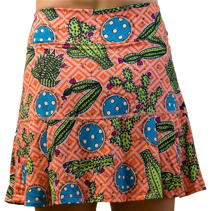 Picckleball Bella Drop Pleat Skort Cactus Makes Perfect 1