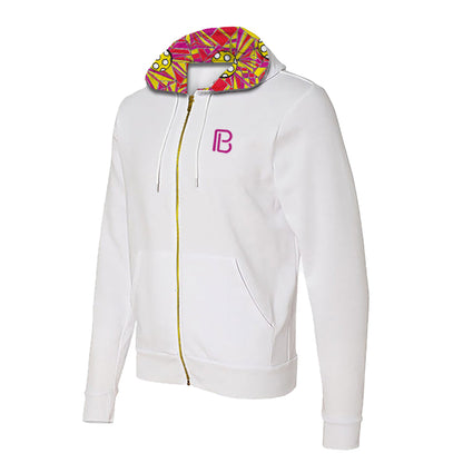 Picckleball Bella Hoodie Angle Shot White