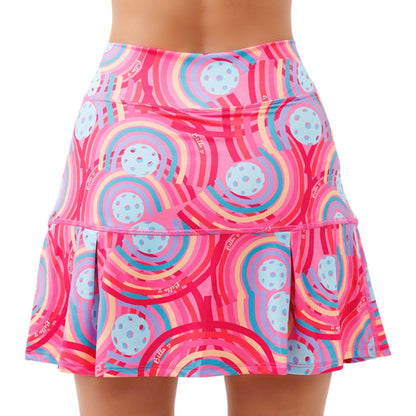 Picckleball Bella Drop Pleat Skort Circle