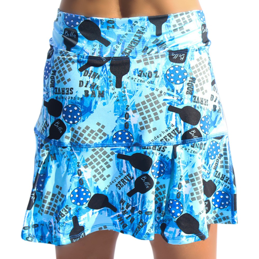 Picckleball Bella Drop Pleat Skort Graffiti 2