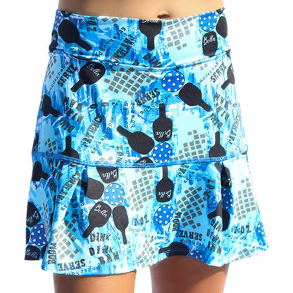 Picckleball Bella Drop Pleat Skort Graffiti 2
