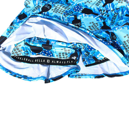 Picckleball Bella Drop Pleat Skort Graffiti 2