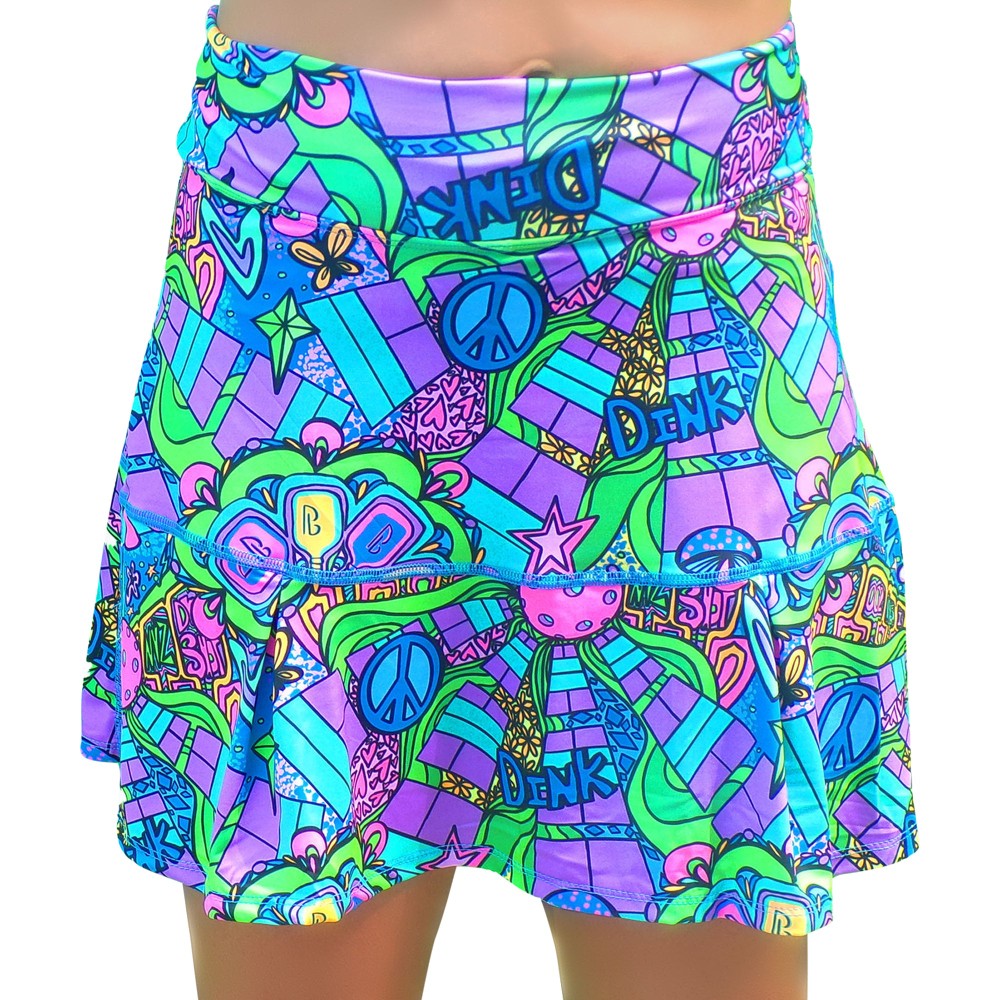 Picckleball Bella Drop Pleat Skort Groovy