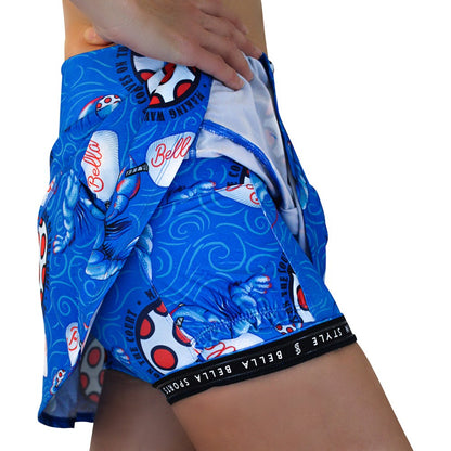 Picckleball Bella Drop Pleat Skort Lobster Monster