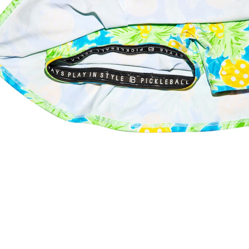 Picckleball Bella Drop Pleat Skort Palms 1