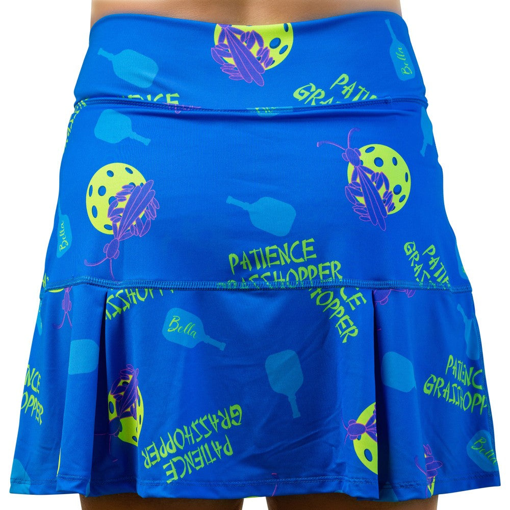 Picckleball Bella Drop Pleat Skort Patience Grasshopper