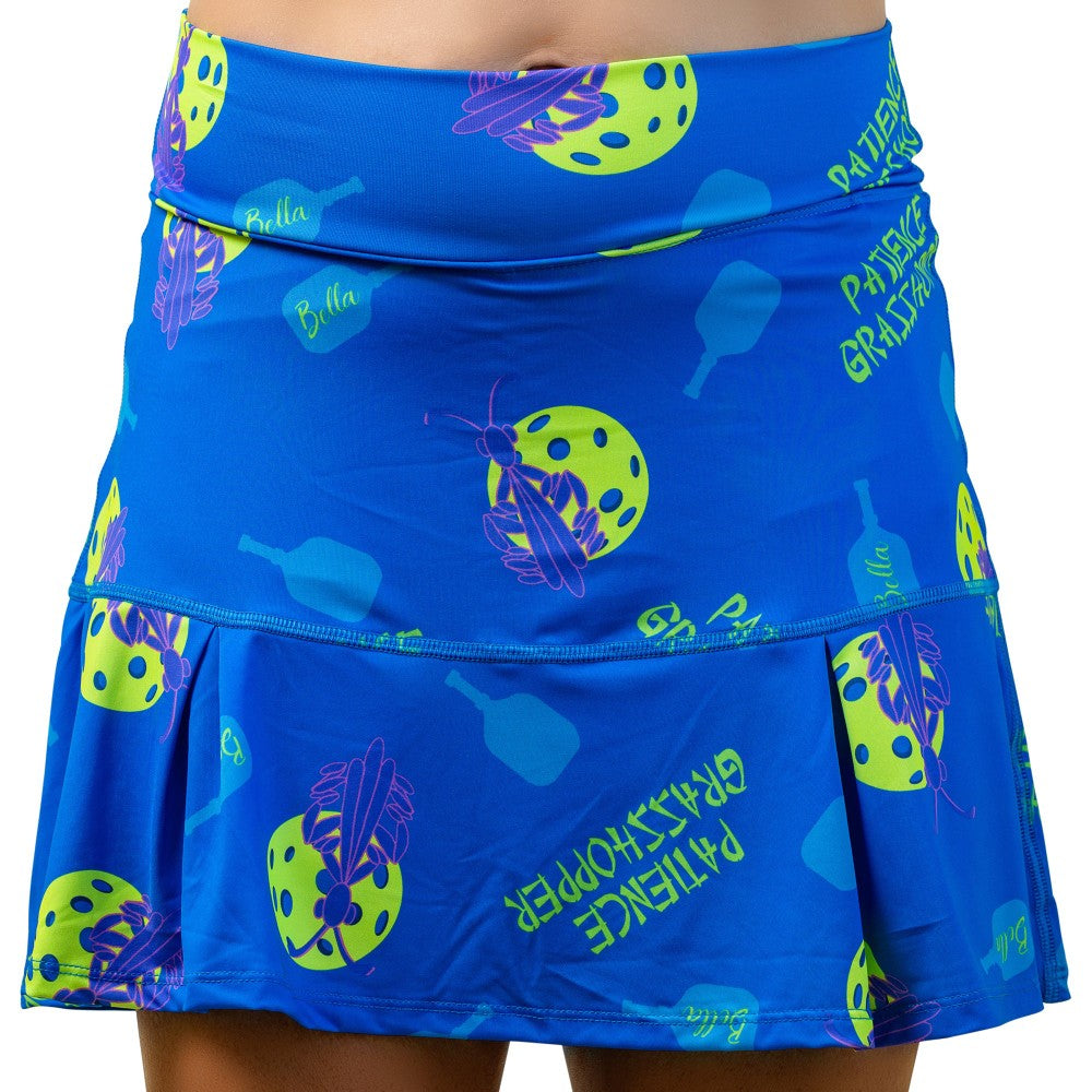 Picckleball Bella Drop Pleat Skort Patience Grasshopper