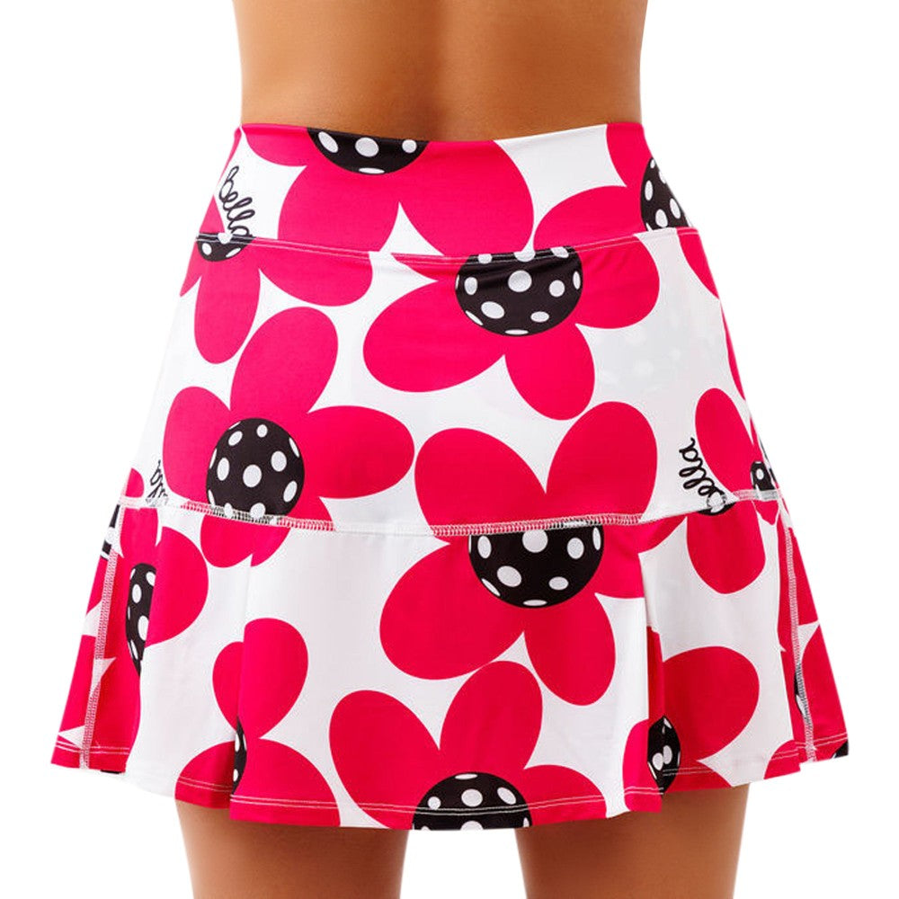 Picckleball Bella Drop Pleat Skort Poppy