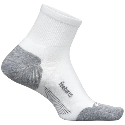Elite Max Cushion Quarter Socks White