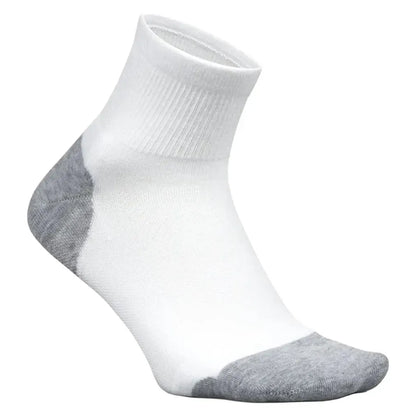 Elite Max Cushion Quarter Socks White-Socks-Feetures-EC20-WHITE-Tennis Express