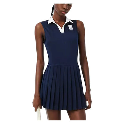Women's Heritage Technical Tennis Dress-Apparel-Lacoste-EF0230-.423-Tennis Express